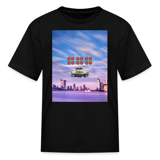 "Vintage Caddy Go Go Go" - black