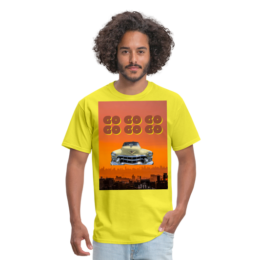 "Vintage Caddy GO GO GO" - yellow
