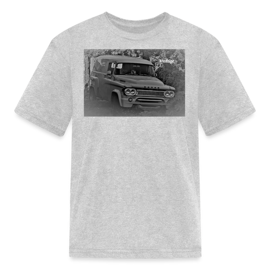 "Vintage Dodge Truck" - heather gray