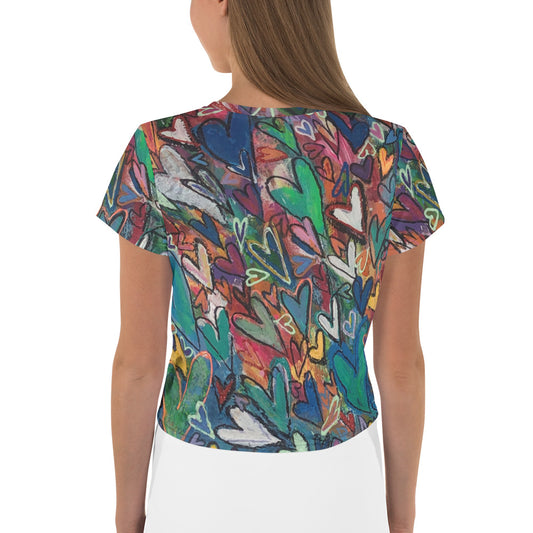 All-Over Print Crop Tee