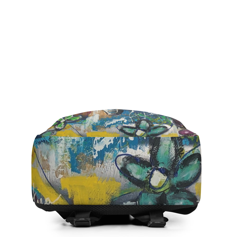 Minimalist Backpack "Ideas in Bloom"