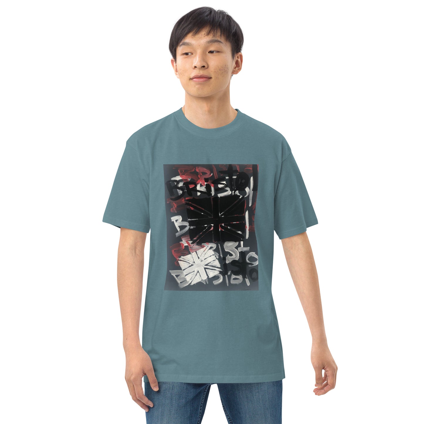 Men’s premium heavyweight tee/ "Ode to Bristol"
