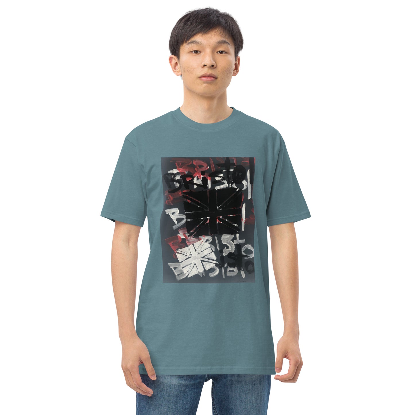 Men’s premium heavyweight tee/ "Ode to Bristol"