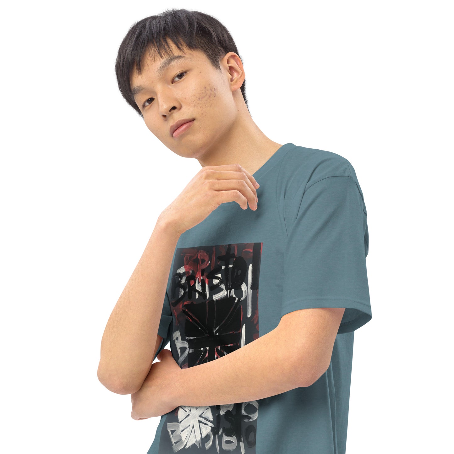 Men’s premium heavyweight tee/ "Ode to Bristol"