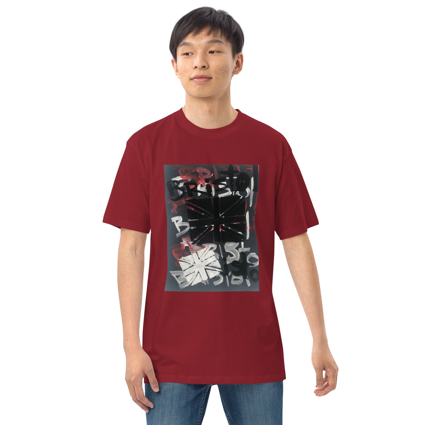 Men’s premium heavyweight tee/ "Ode to Bristol"