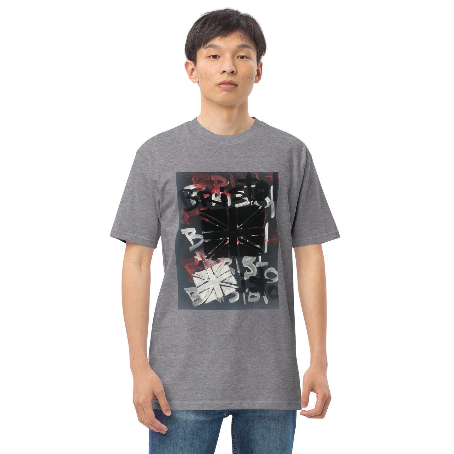 Men’s premium heavyweight tee/ "Ode to Bristol"