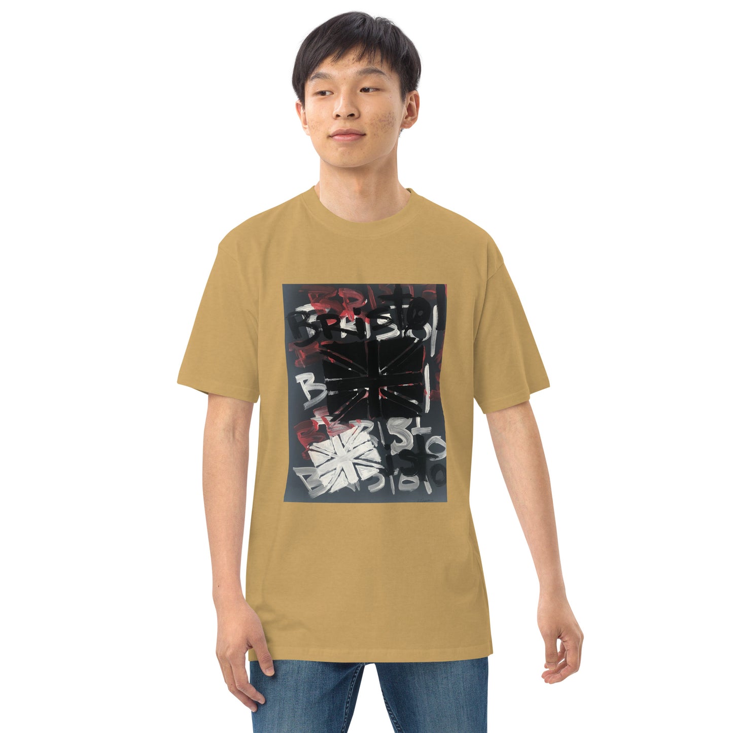 Men’s premium heavyweight tee/ "Ode to Bristol"