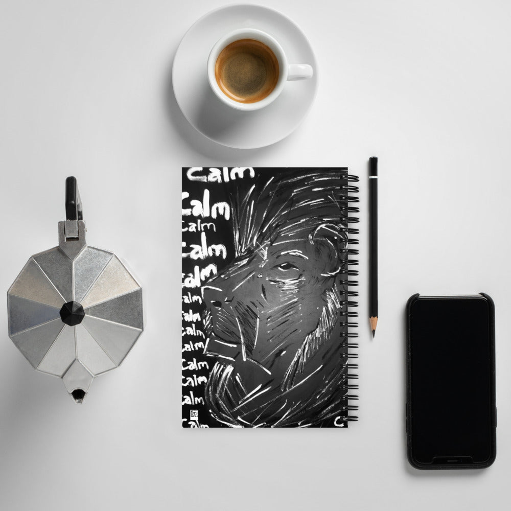 Spiral notebook "The Calm Lion"