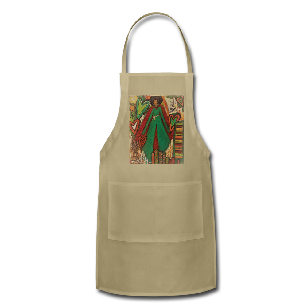 Adjustable Apron - khaki