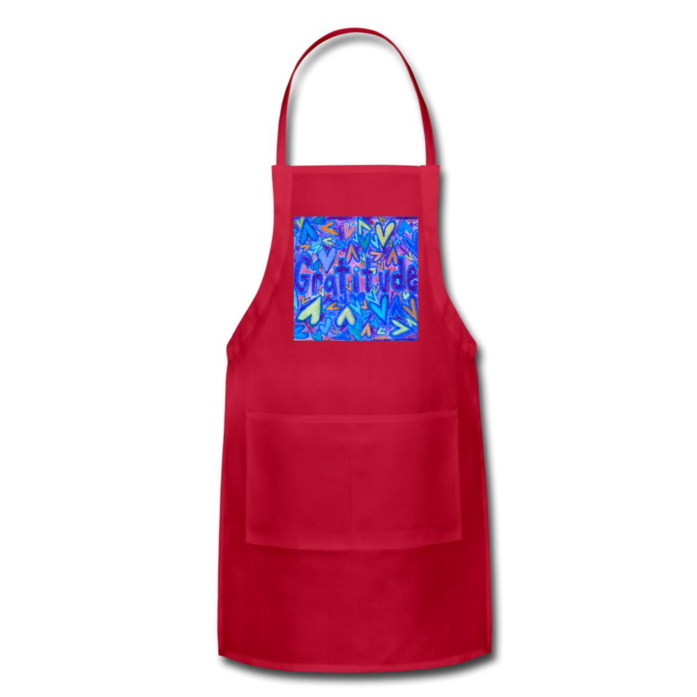 Adjustable Apron - red