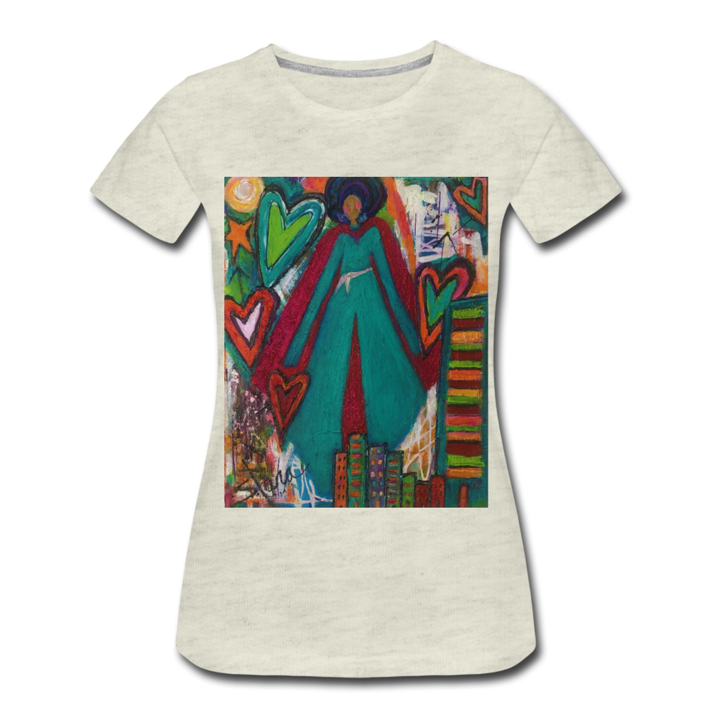 Women’s Premium T-Shirt - heather oatmeal