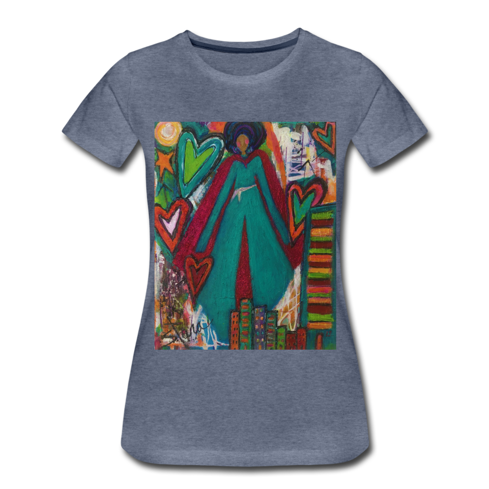 Women’s Premium T-Shirt - heather blue