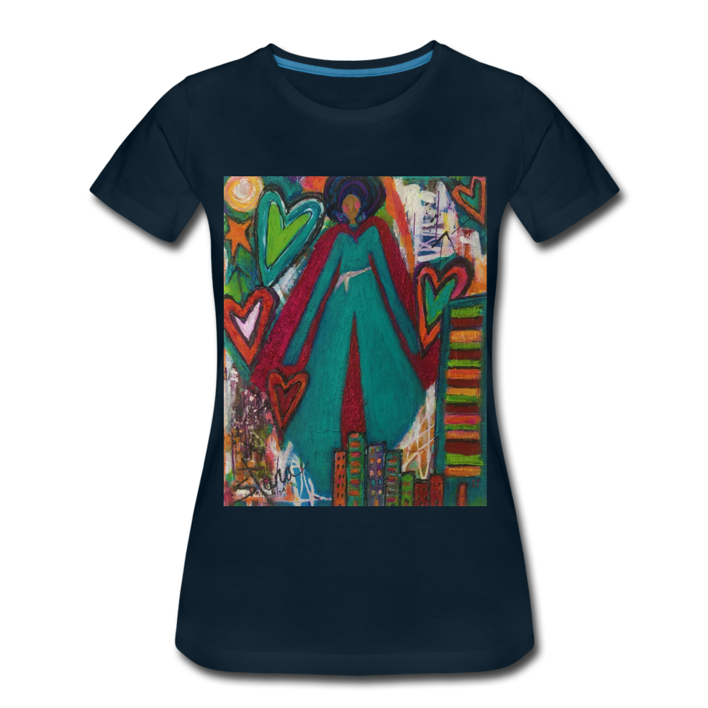 Women’s Premium T-Shirt - deep navy