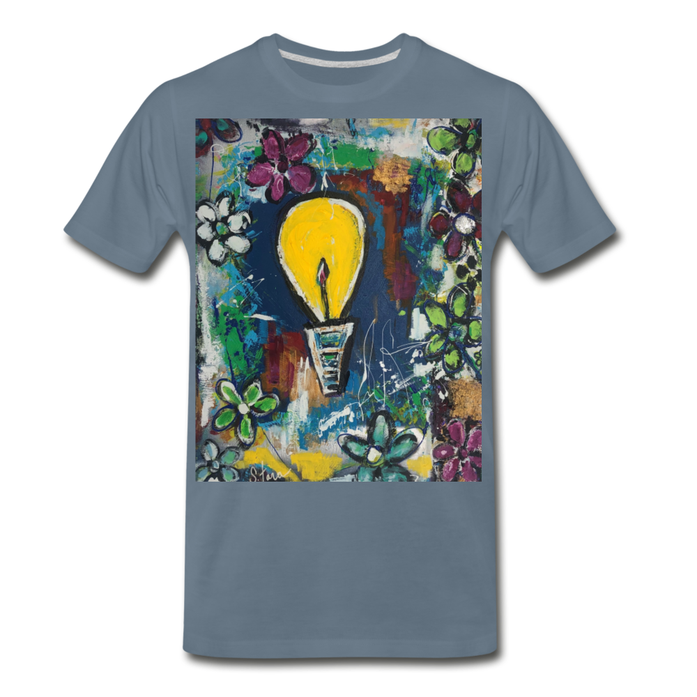 Men's Premium T-Shirt - steel blue