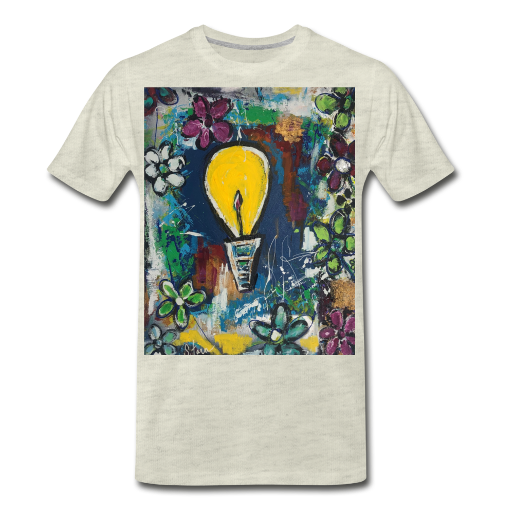 Men's Premium T-Shirt - heather oatmeal