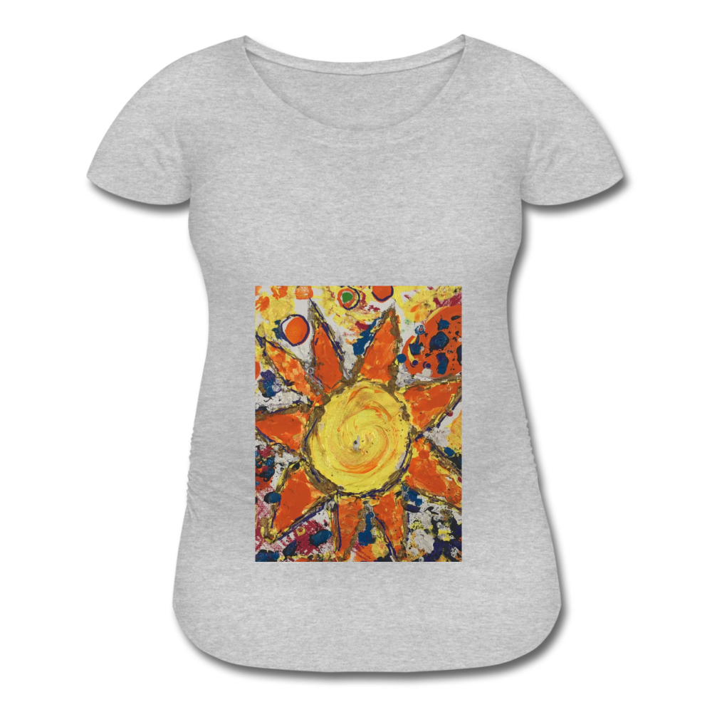 Women’s Maternity T-Shirt - heather gray