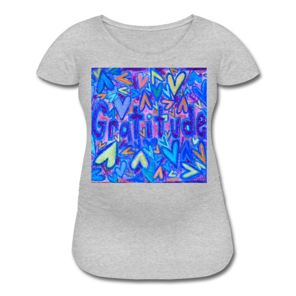 Women’s Maternity T-Shirt - heather gray