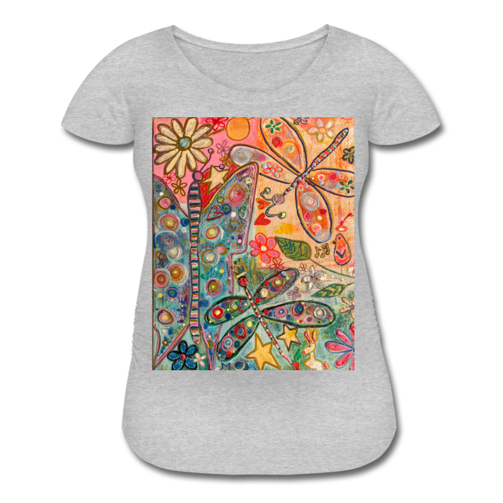 Women’s Maternity T-Shirt - heather gray