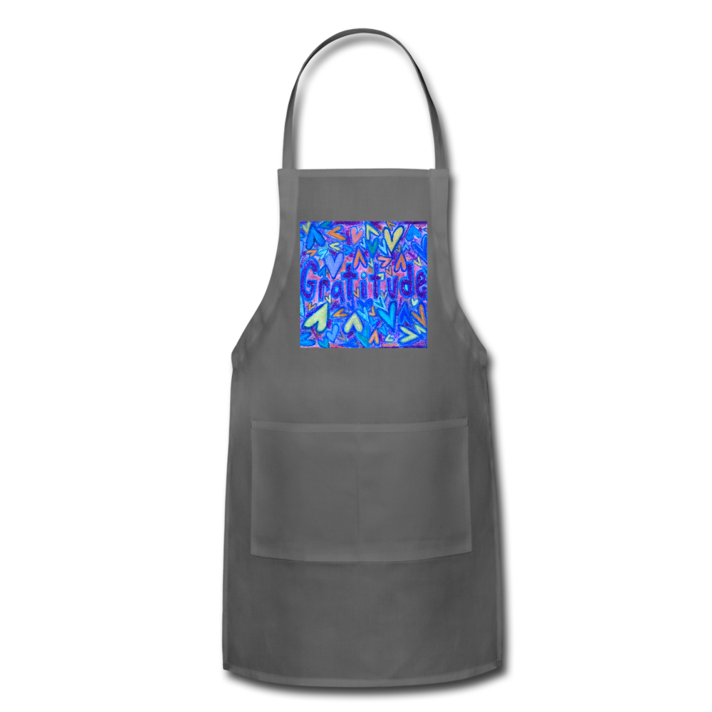 Adjustable Apron - charcoal