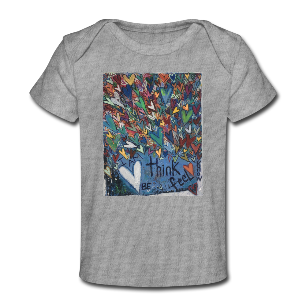 Organic Baby T-Shirt - heather gray