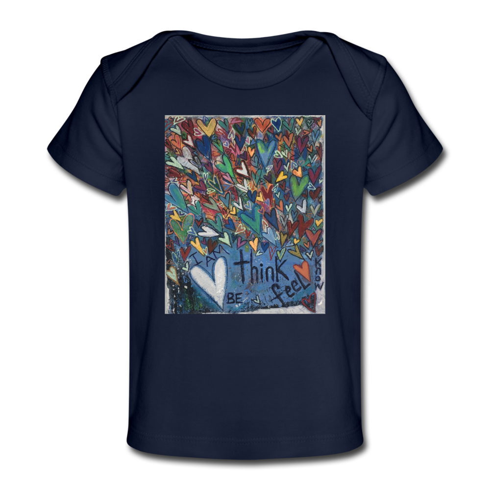 Organic Baby T-Shirt - dark navy