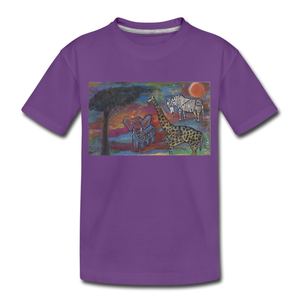 Toddler Premium T-Shirt - purple