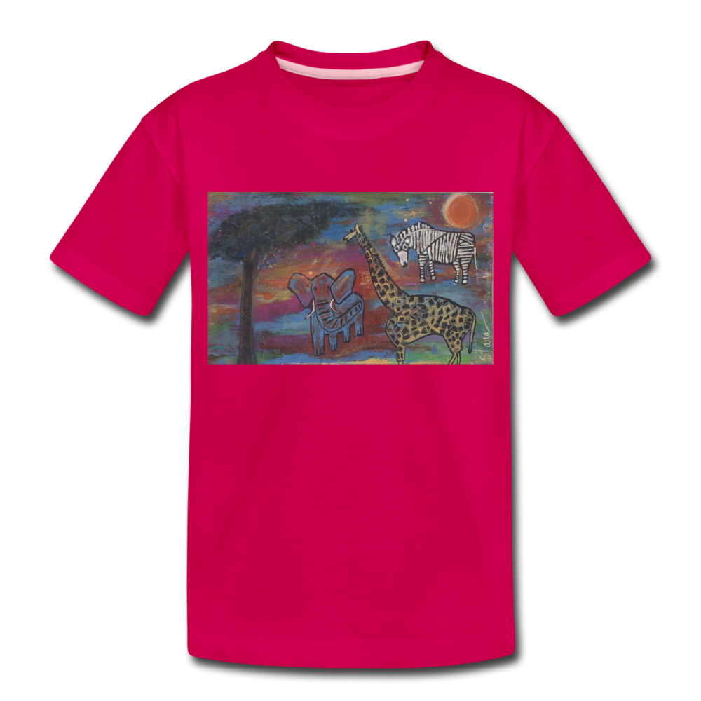 Toddler Premium T-Shirt - dark pink