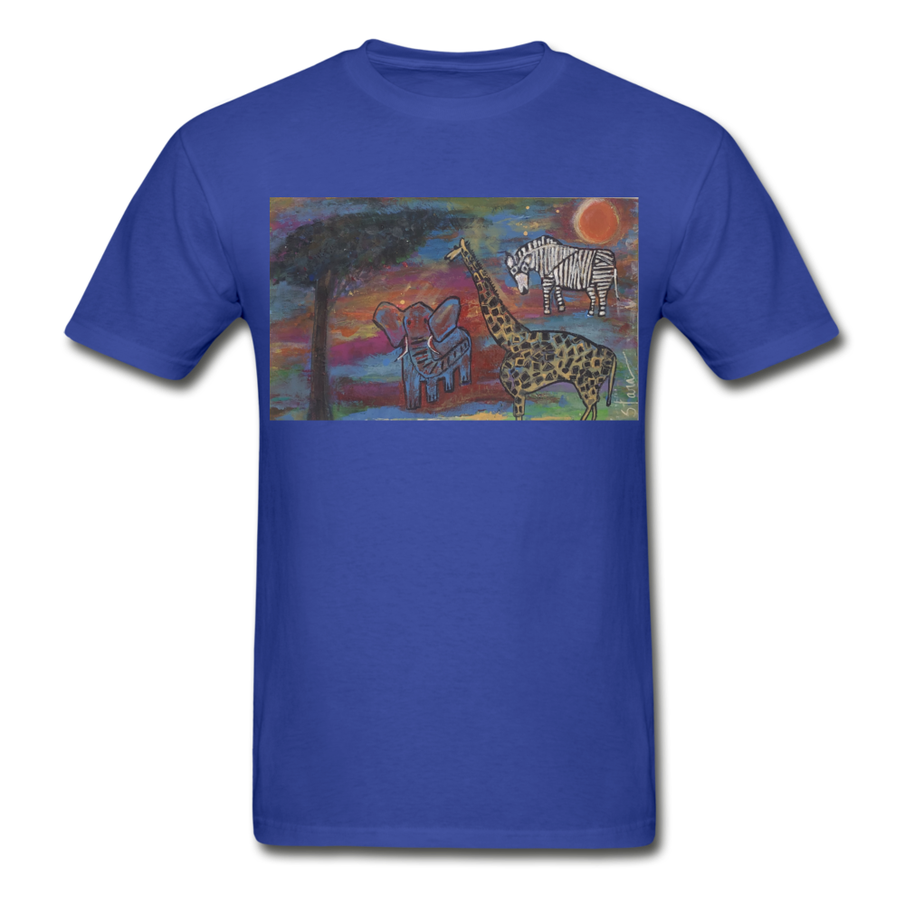 Hanes Adult Tagless T-Shirt - royal blue