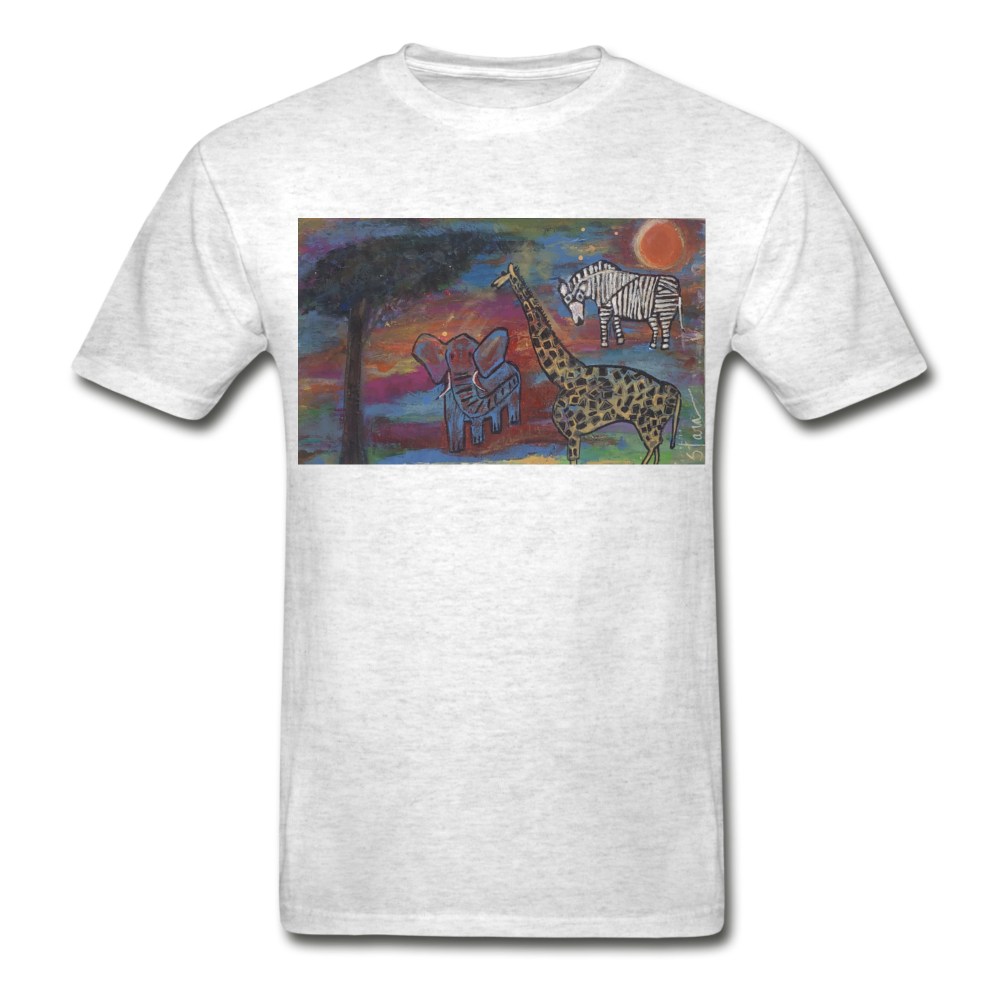 Hanes Adult Tagless T-Shirt - light heather gray