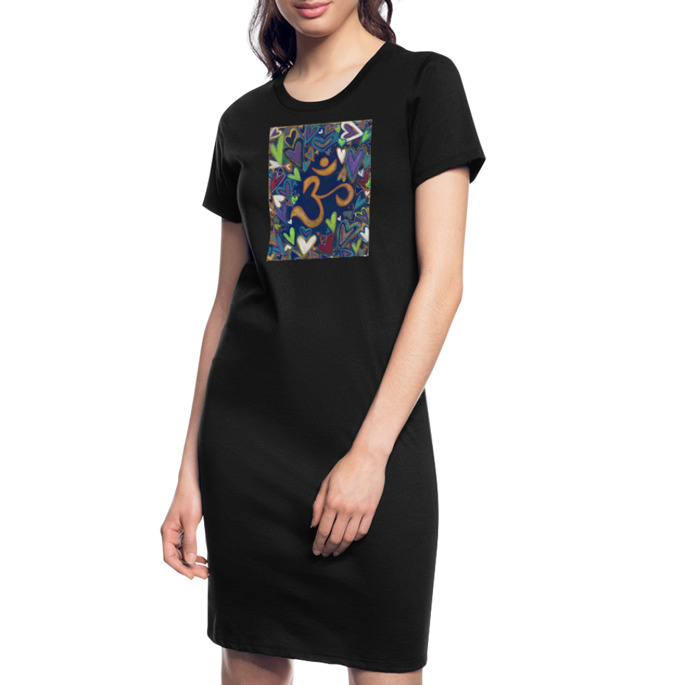 Women's T-Shirt Dress - black