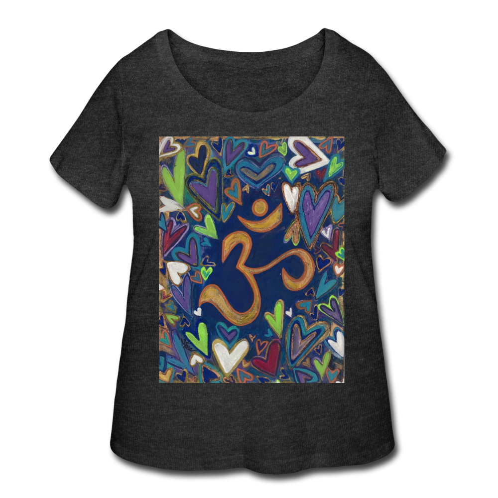 Women’s Curvy T-Shirt - deep heather
