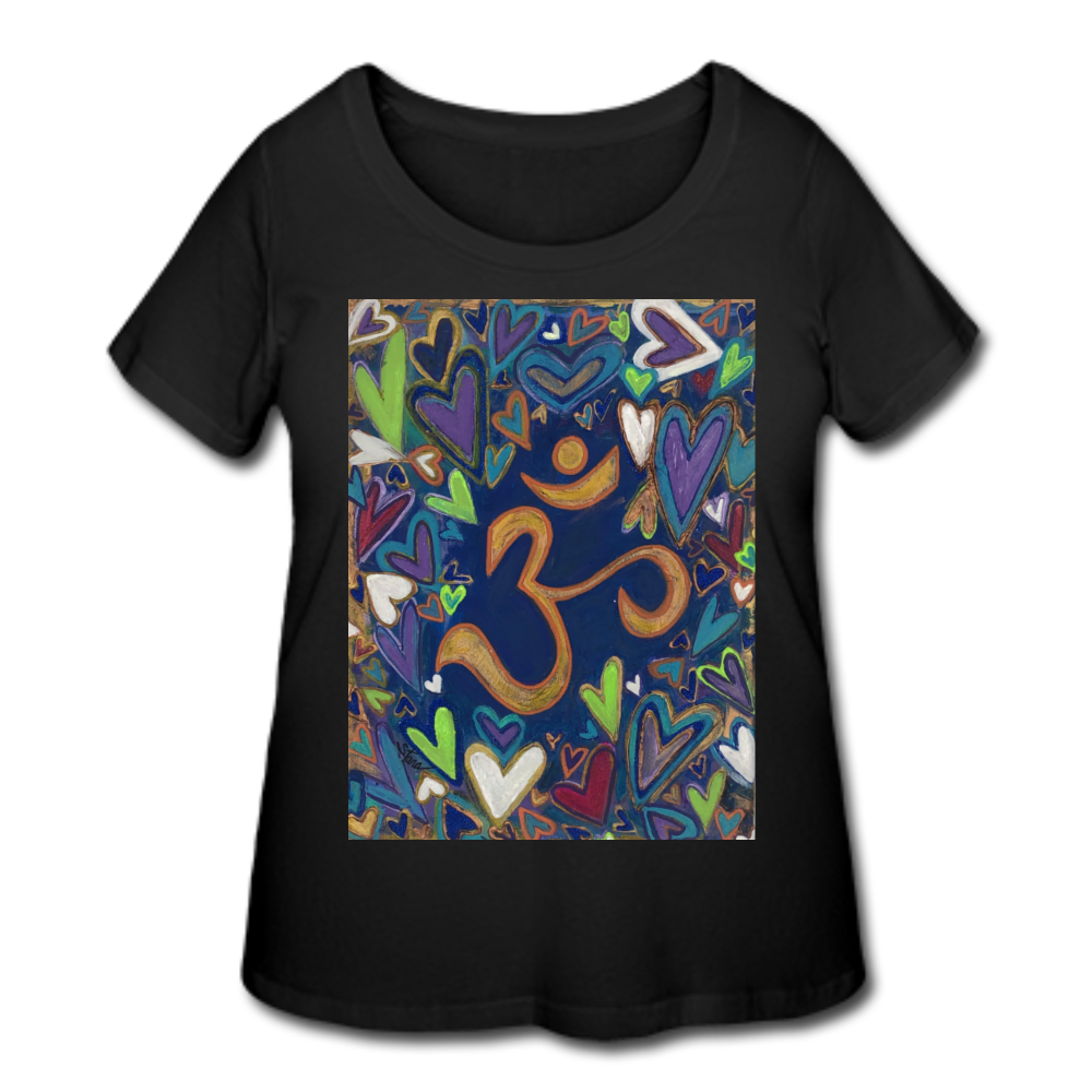 Women’s Curvy T-Shirt - black