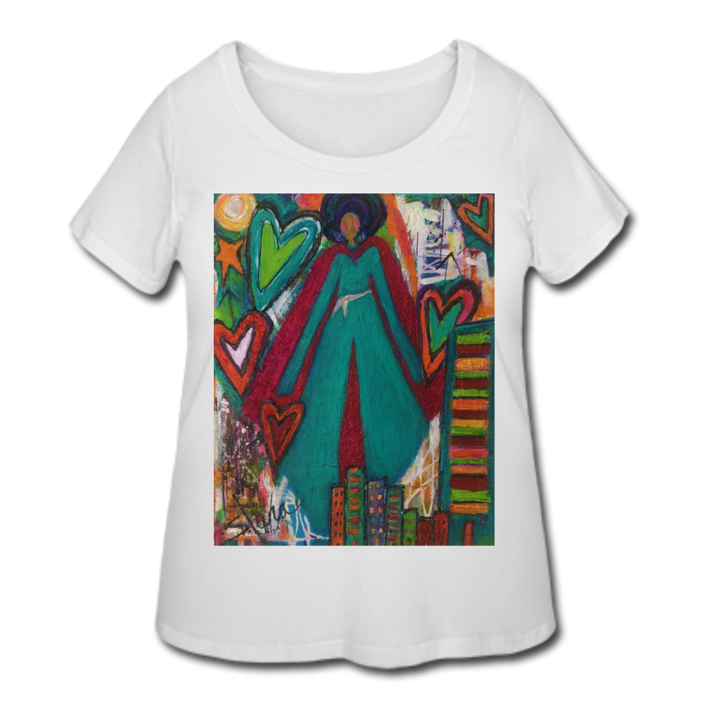Women’s Curvy T-Shirt - white