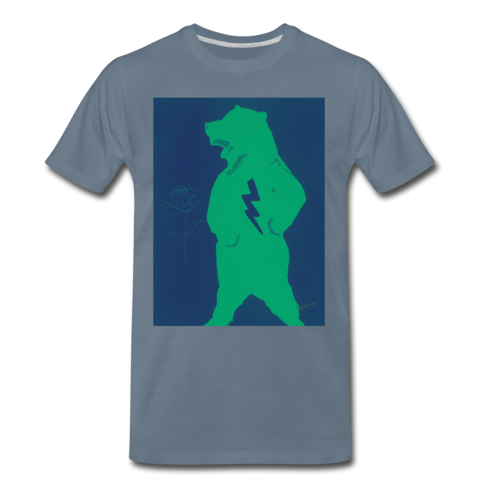 Men's Premium T-Shirt - steel blue