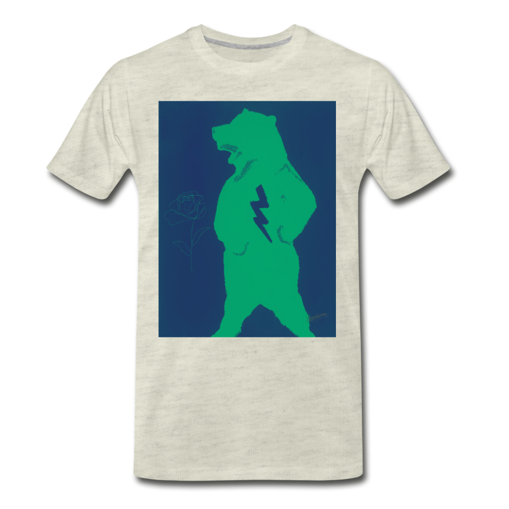 Men's Premium T-Shirt - heather oatmeal