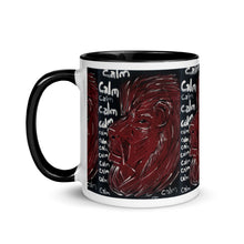 Load image into Gallery viewer, Mug with Color Inside &quot;The Calm Lion&quot;
