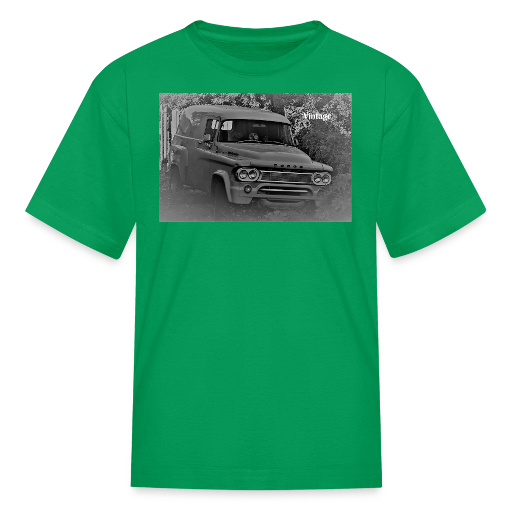 "Vintage Dodge Truck" - kelly green