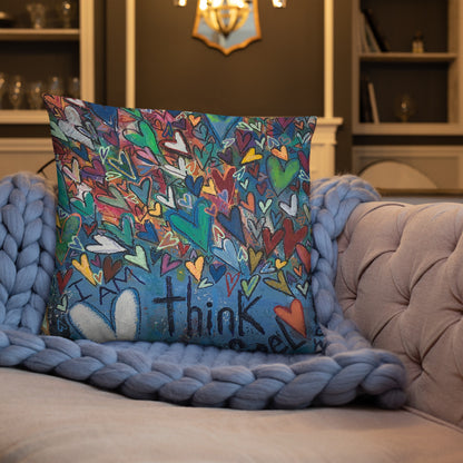 "Think Be Feel" Basic Pillow