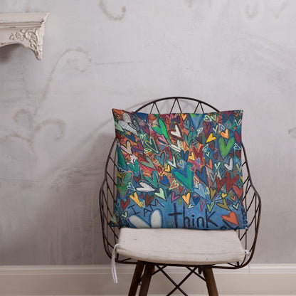 "Think Be Feel" Basic Pillow