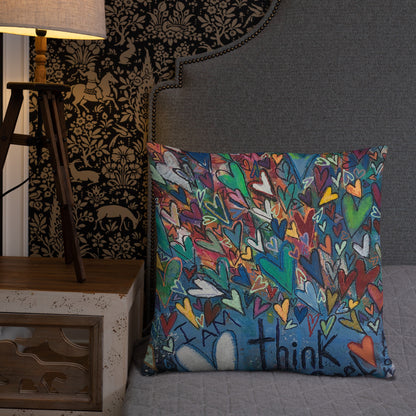 "Think Be Feel" Basic Pillow