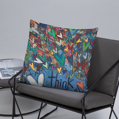 "Think Be Feel" Basic Pillow