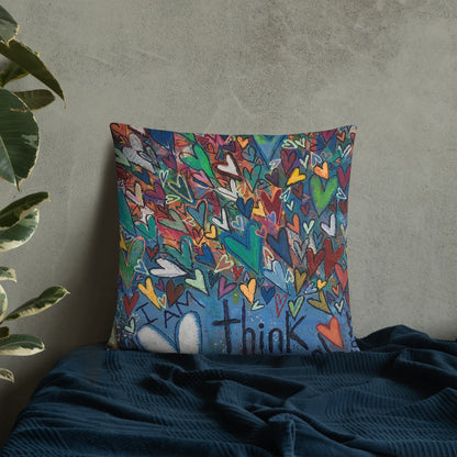 "Think Be Feel" Basic Pillow