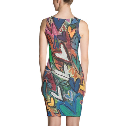 Sublimation Cut & Sew Dress "I adore you"