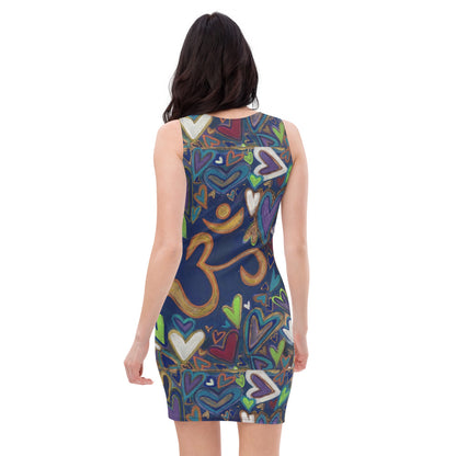 Sublimation Cut & Sew Dress "Ohm " Original Art by Stara Art , Artist Tara Sinclair
