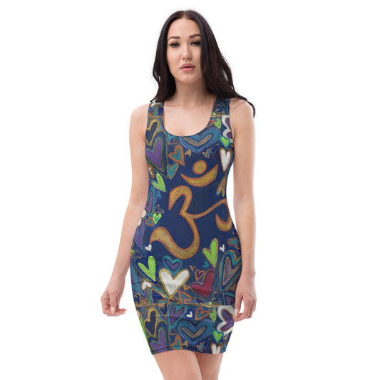 Sublimation Cut & Sew Dress "Ohm " Original Art by Stara Art , Artist Tara Sinclair