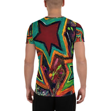 Load image into Gallery viewer, All-Over Print Men&#39;s Athletic T-shirt &quot;5 Star&quot;
