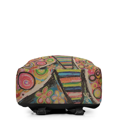 Minimalist Backpack "Cosmic Butterfly"