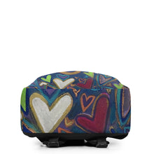 Load image into Gallery viewer, Minimalist Backpack &quot;Ohm &amp; Hearts

