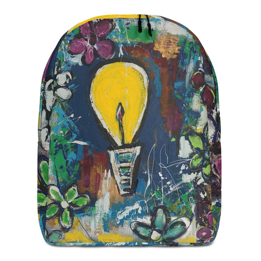 Minimalist Backpack  "Ideas in Bloom"