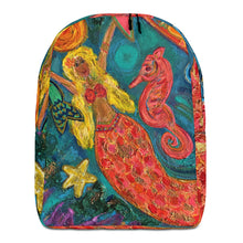 Load image into Gallery viewer, Minimalist Backpack &quot;Golden Mermaid&quot;
